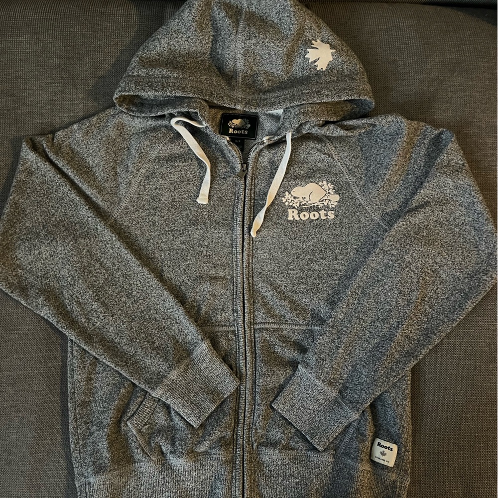 Roots salt and pepper Full-Zip Hoodie